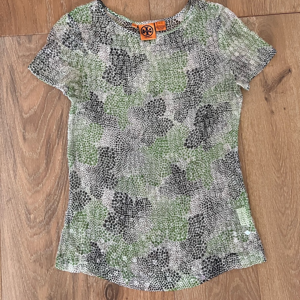 Tory Burch shimmer top